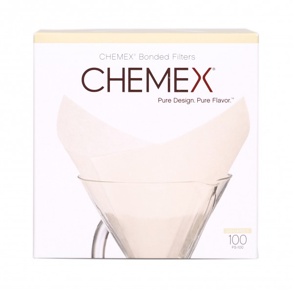 Chemex Papierfilter FS-100 für 6, 8 und 10 Tassen - quadratisch, 100 Stück