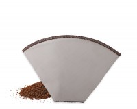 Kaffeedauerfilter aus Edelstahlgewebe, Gr. 2